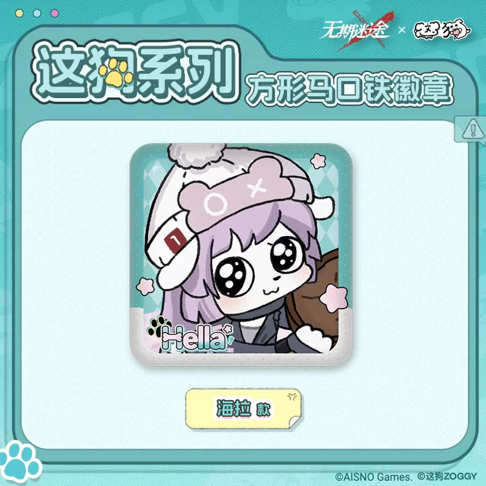 Path to Nowhere — Hella Square Soft Can Badge — ZOGGY Collab