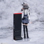 Back view showing the skirt, boots and the back of the keyboard stand