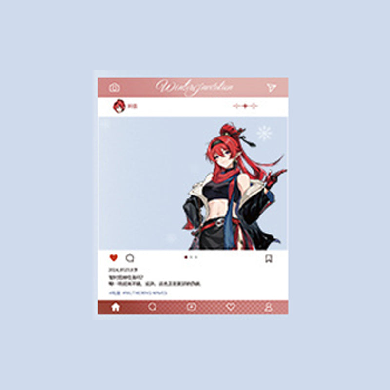 Wuthering Waves Official Merchandise - Animate Collaboration Winter Invitation Series Acrylic Polaroid