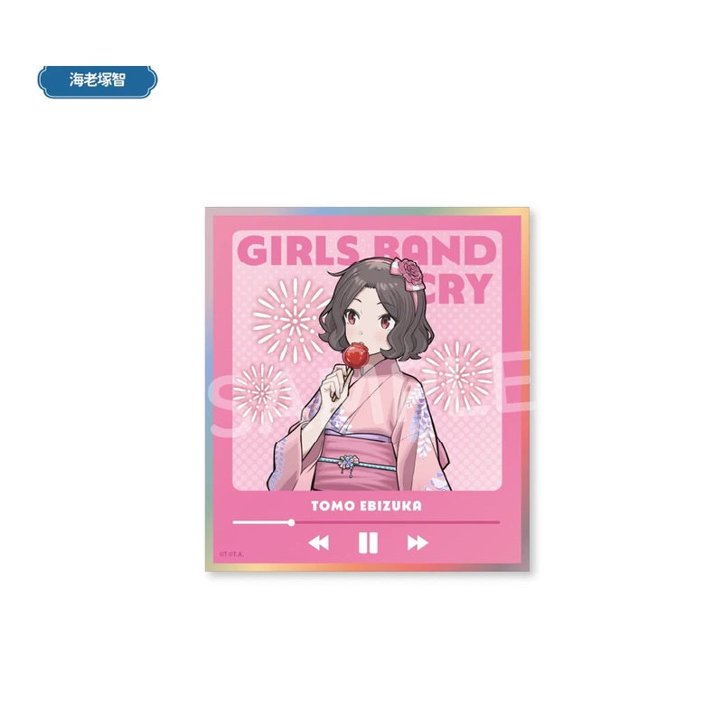 GIRLS BAND CRY Festival Ver. Tomo Ebizuka Acrylic Shikishi Art Board — view 2