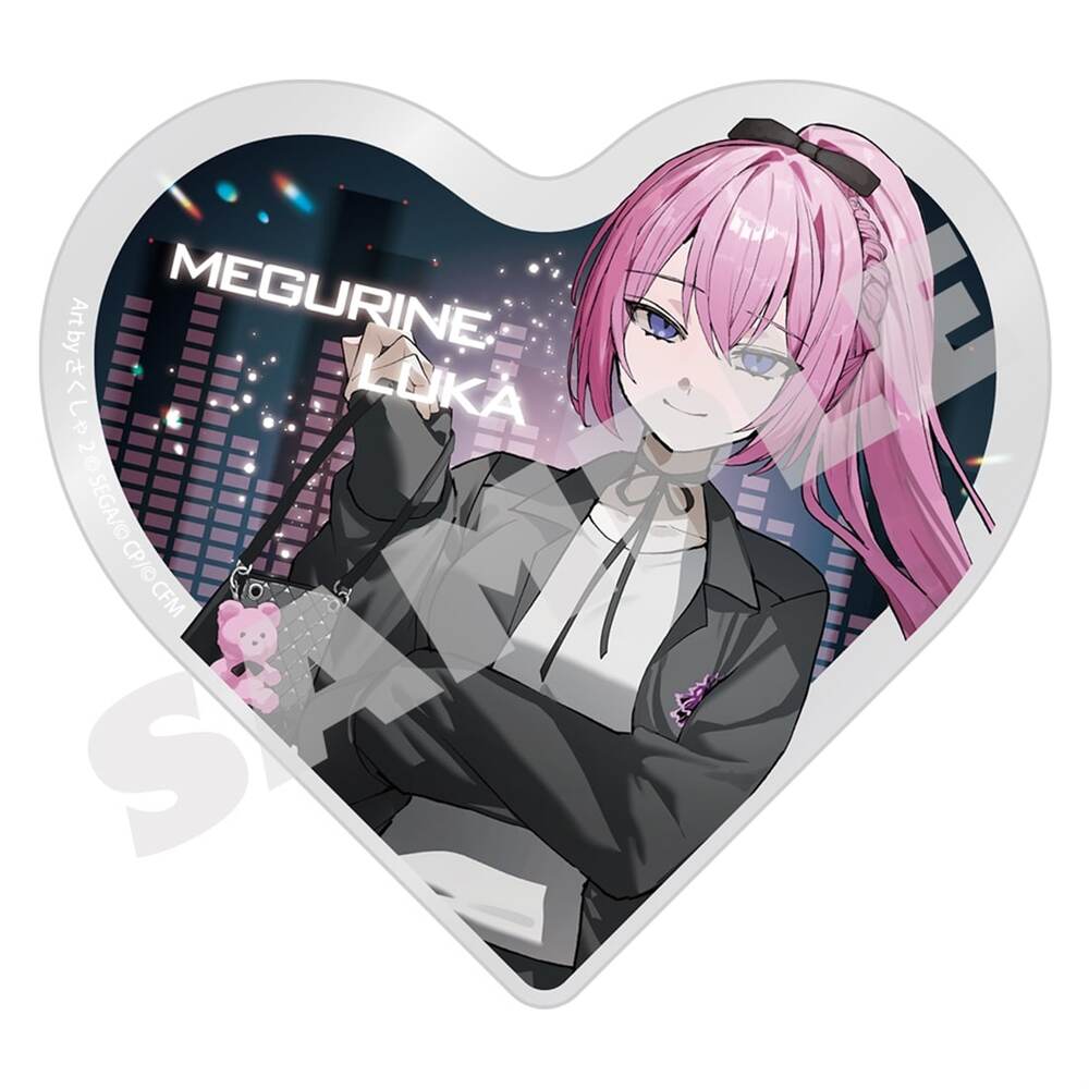 Project Sekai — Megurine Luka (Street SEKAI) Heart Acrylic Block — ZOZOTOWN Vol. 3 Commissioned Illustration