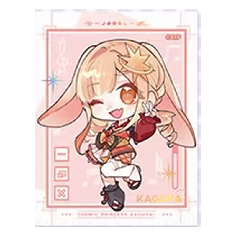 Design 06: SD Kaguya winking on a pink card