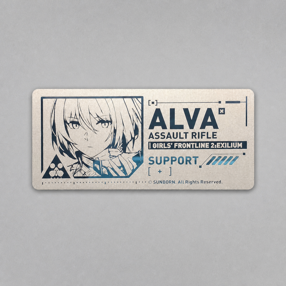 GIRLS’ FRONTLINE 2: EXILIUM Alva Metal Badge Set — view 1