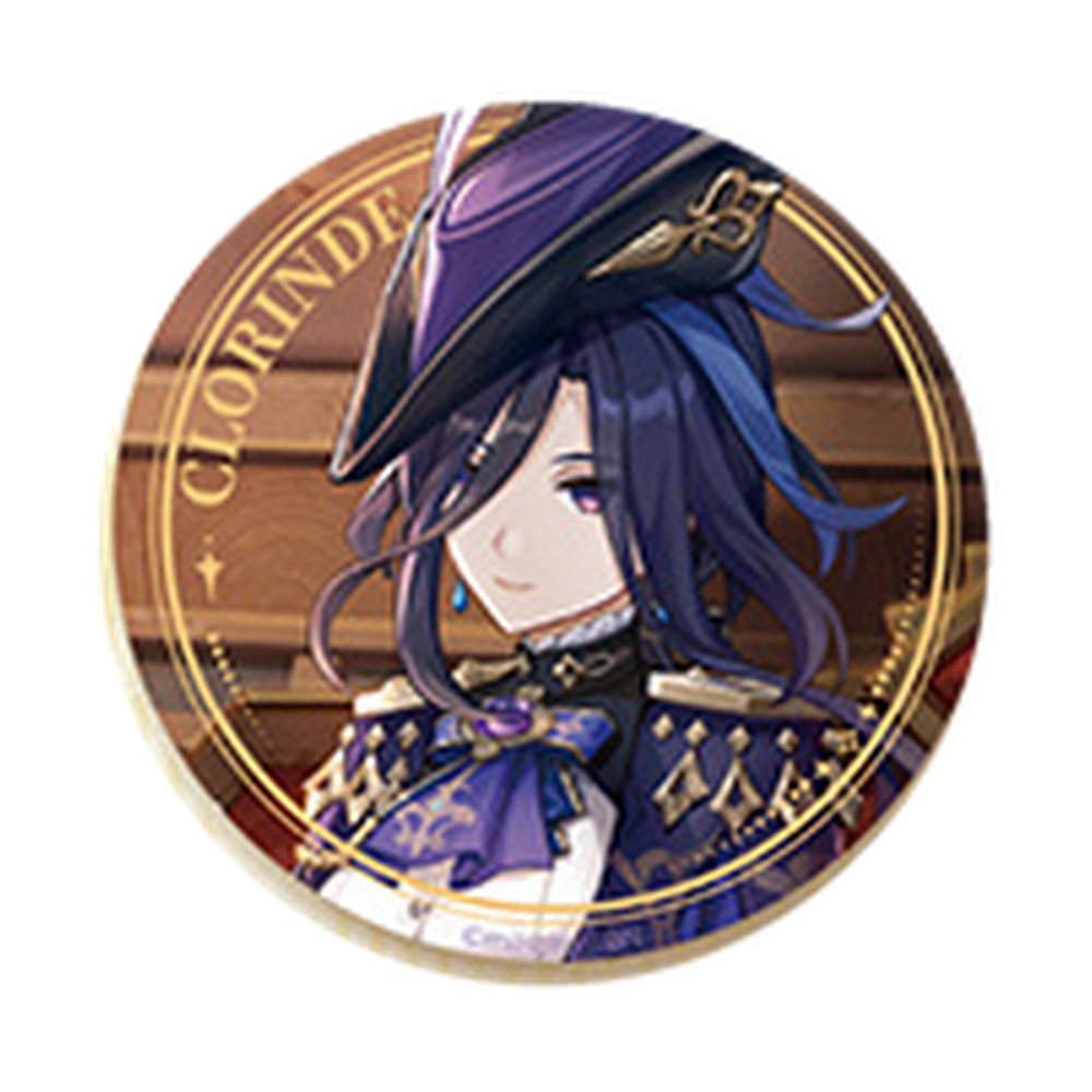 Genshin Impact — Clorinde Ichiban Kuji 2026 I Prize Double Glitter Button Badge
