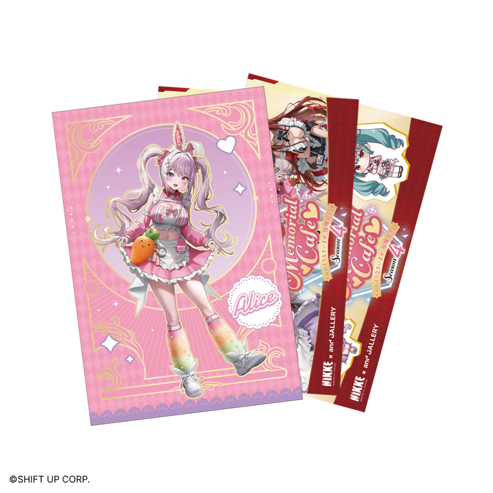 勝利の女神：NIKKE × and GALLERY 第4弾 ポストカード3枚セット · アリス