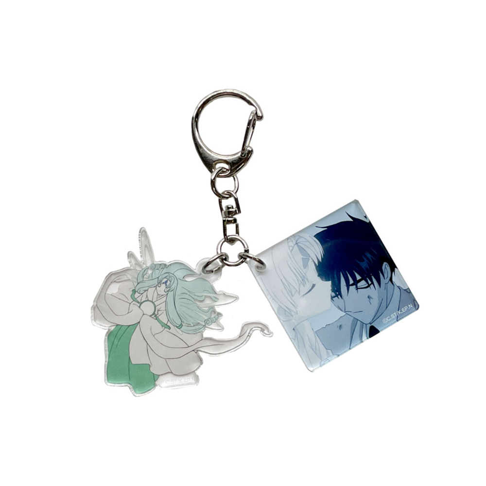 카드캡터 사쿠라 공식 정품 굿즈 아크릴 키링 토우야 MIRROR - 클램프 25주년 전시회 시리즈 -