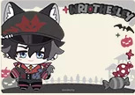 The included Wriothesley photo card with a Halloween design