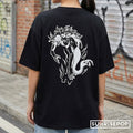 呪術廻戦 龍モチーフ 黒Tシャツ（画像1）