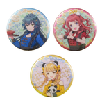 Lineup of all 3 designs: Temari Tsukimura, Saki Hanami and Kotone Fujita in Chinese-style maid outfits