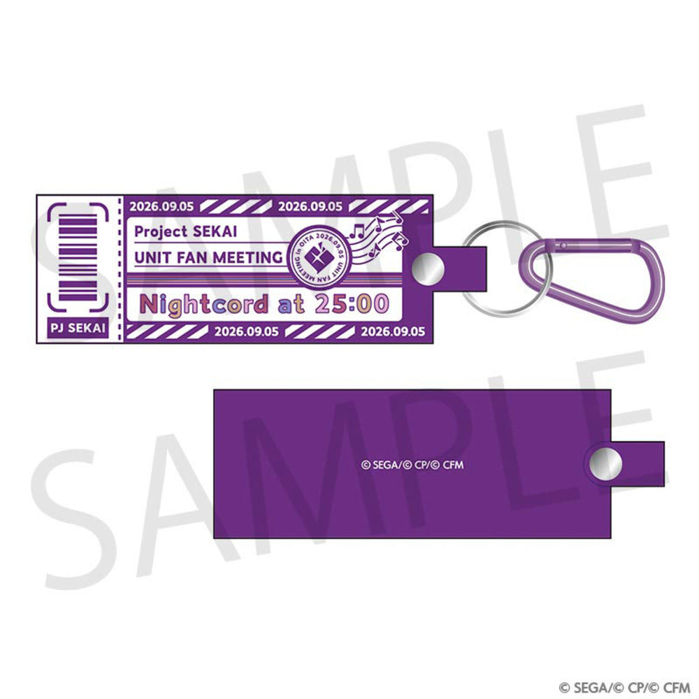 Project SEKAI — Nightcord at 25:00 Unit Fan Meeting Rubber Keychain