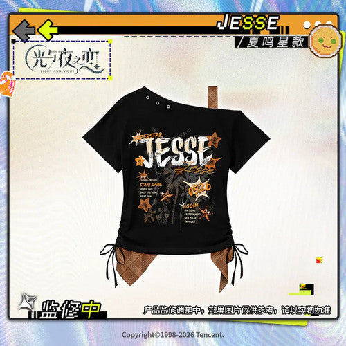 Light and Night — Jesse Graphic T-Shirt — Millennium Time Zone Series