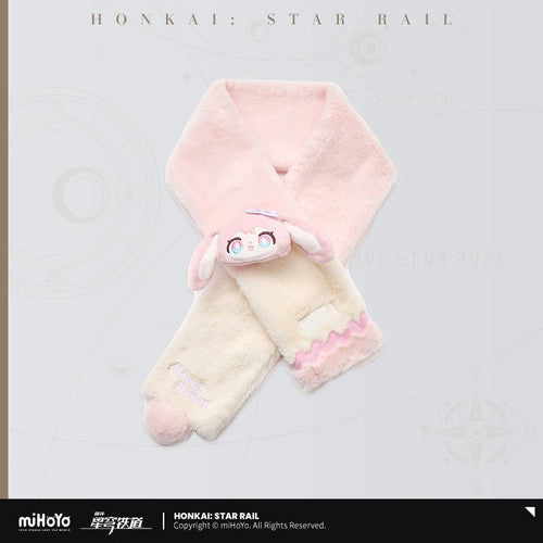 Honkai: Star Rail — March 7th Bunny Plush Muffler — Azure Voyage Fluffy Ship Series