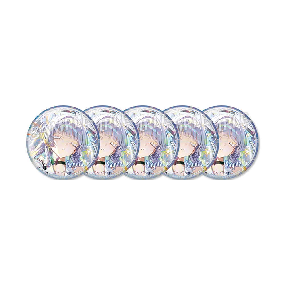 GODDESS OF VICTORY: NIKKE Nayuta Five repeated badges of the same character design — view 1