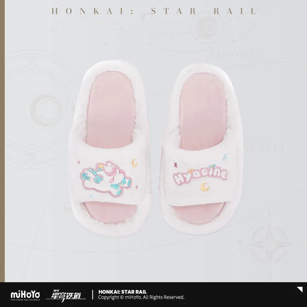 Honkai: Star Rail — Hyacine Impression Plush Slippers — product detail; other clothing and styling props excluded
