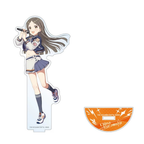 조립 전 쿠라모토 치나 아크릴 스탠드 본체와 이름이 들어간 반원형 받침대