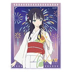 Design 05: Iroha Sakayori in a white sunflower yukata with fireworks