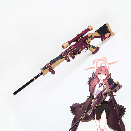 블루 아카이브 아루 코스프레 무기 총 와인레드・어드마이어 (PSG-1)