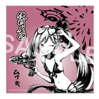 Blue Archive — Mutsuki Ink Wash Metal Sticker — TSUTAYA POPUP SHOP Problem Solver 68