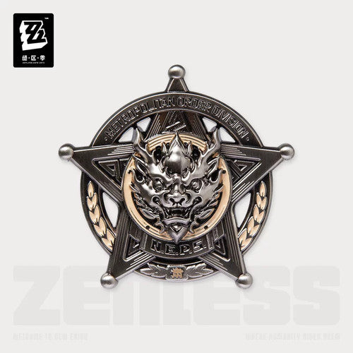Zenless Zone Zero — Urban Management Department Metal Badge Vol. 5 — Faction Series