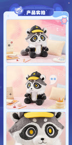 Honkai: Star Rail — Galactic Baseballer Raccoon Plush, 45 cm