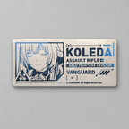 GIRLS’ FRONTLINE 2: EXILIUM Koleda Metal Badge Set — view 1