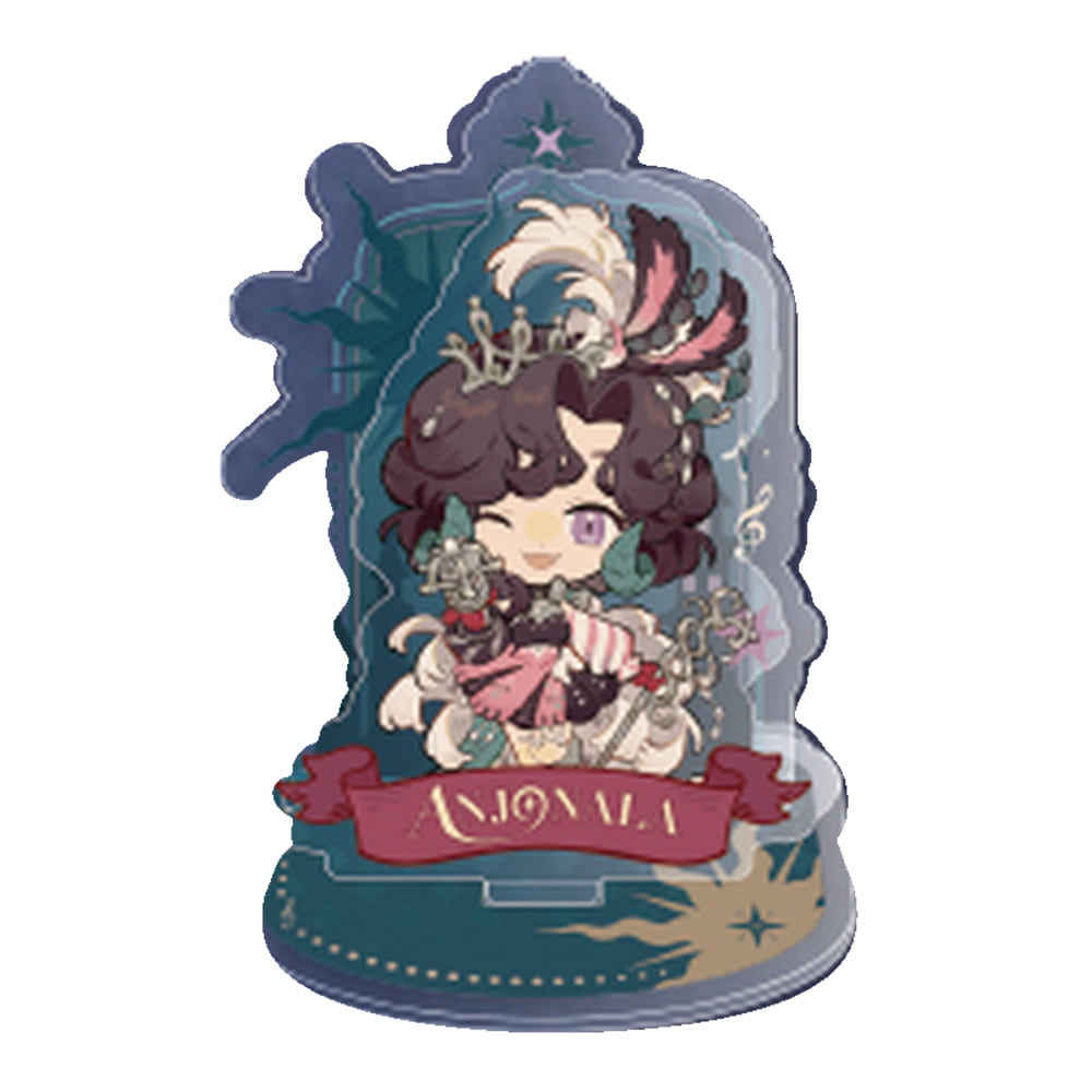 Anjo Nala SD acrylic stand: winking chibi Anjo Nala in an arched starry frame with a red name banner
