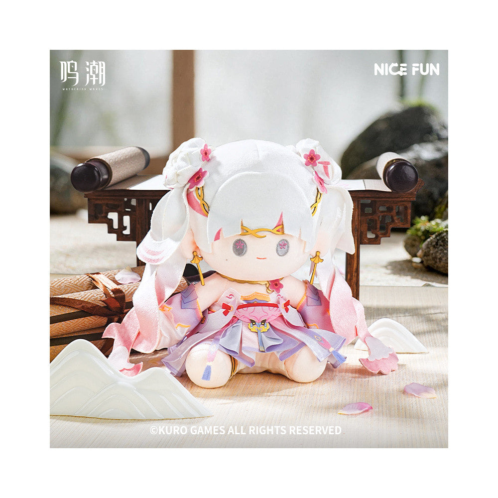 Wuthering Waves — Jinhsi NICEFUN Seated Plush 20cm — The Day Peach Blossoms Bloom