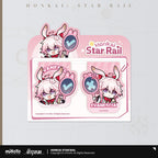Honkai: Star Rail — Evanescia Pom-Pom Exhibition Hall Magnetic Bookmark Set of 2