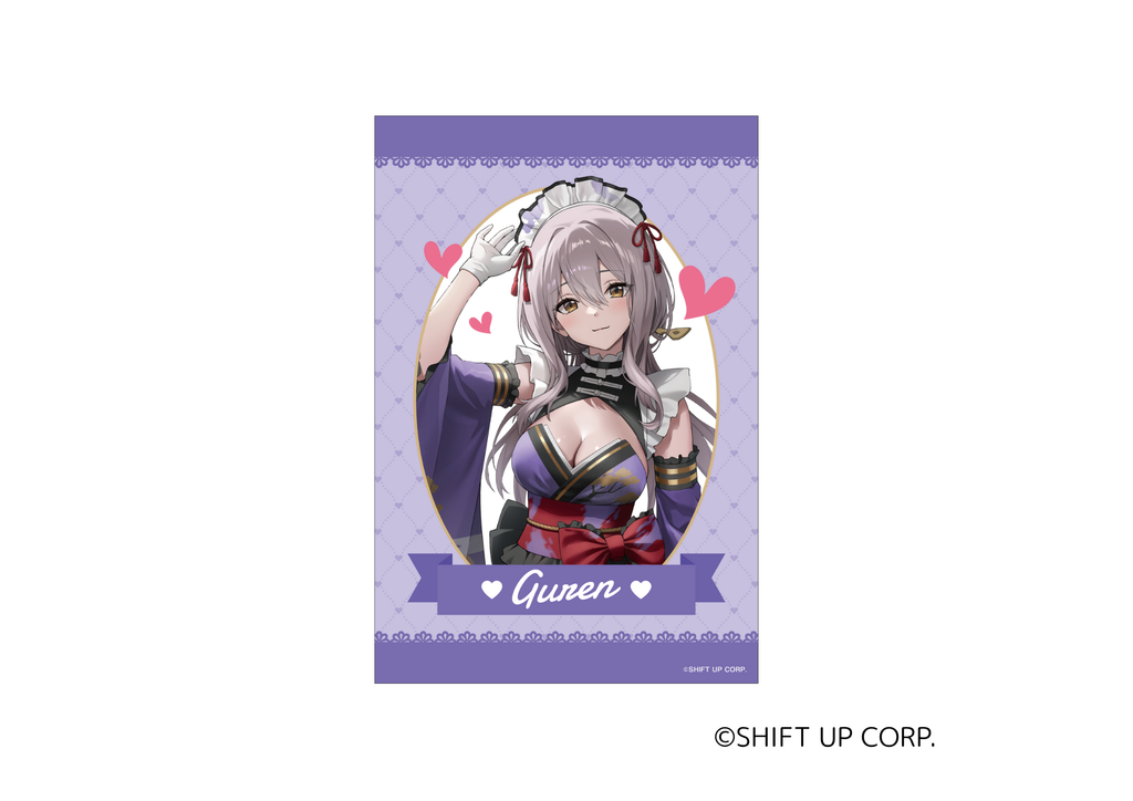 GODDESS OF VICTORY: NIKKE × and GALLERY Cafe Vol. 1 Clear Postcard – Scarlet · 2