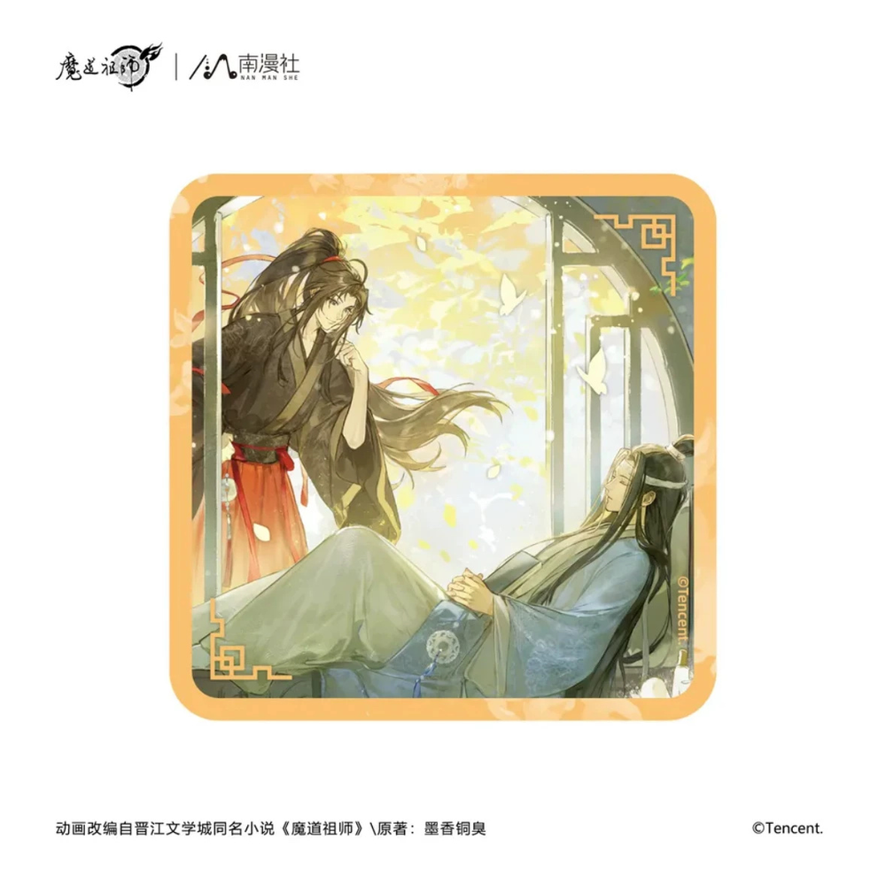 魔道祖師 · アニメ8周年 · 明代 · エンボス加工スクエア缶バッジ