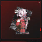 Punishing: Gray Raven — Adelaide Diagonal Acrylic Stand — Shadow Edges Theme