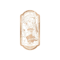 Venti mirror badge: gold-toned line art of him holding his lyre, ornate frame and "VENTI" banner