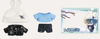 The removable hat, jacket, inner top and trousers with the LOHEN character card