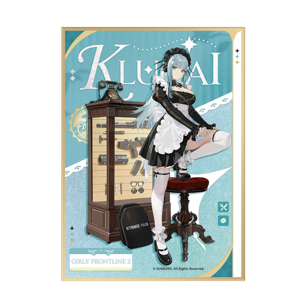 Girls' Frontline 2: Exilium — Klukai Southern Cross Café Collab Acrylic Shikishi