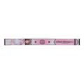 Uzuki Shimamura Starlight Dining ribbon strap, front: illustration, event logo, name and two snap buttons