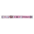 Uzuki Shimamura Starlight Dining ribbon strap, front: illustration, event logo, name and two snap buttons