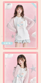 Honkai: Star Rail — Hyacine Impression Long-Sleeve T-Shirt — front and sleeve detail