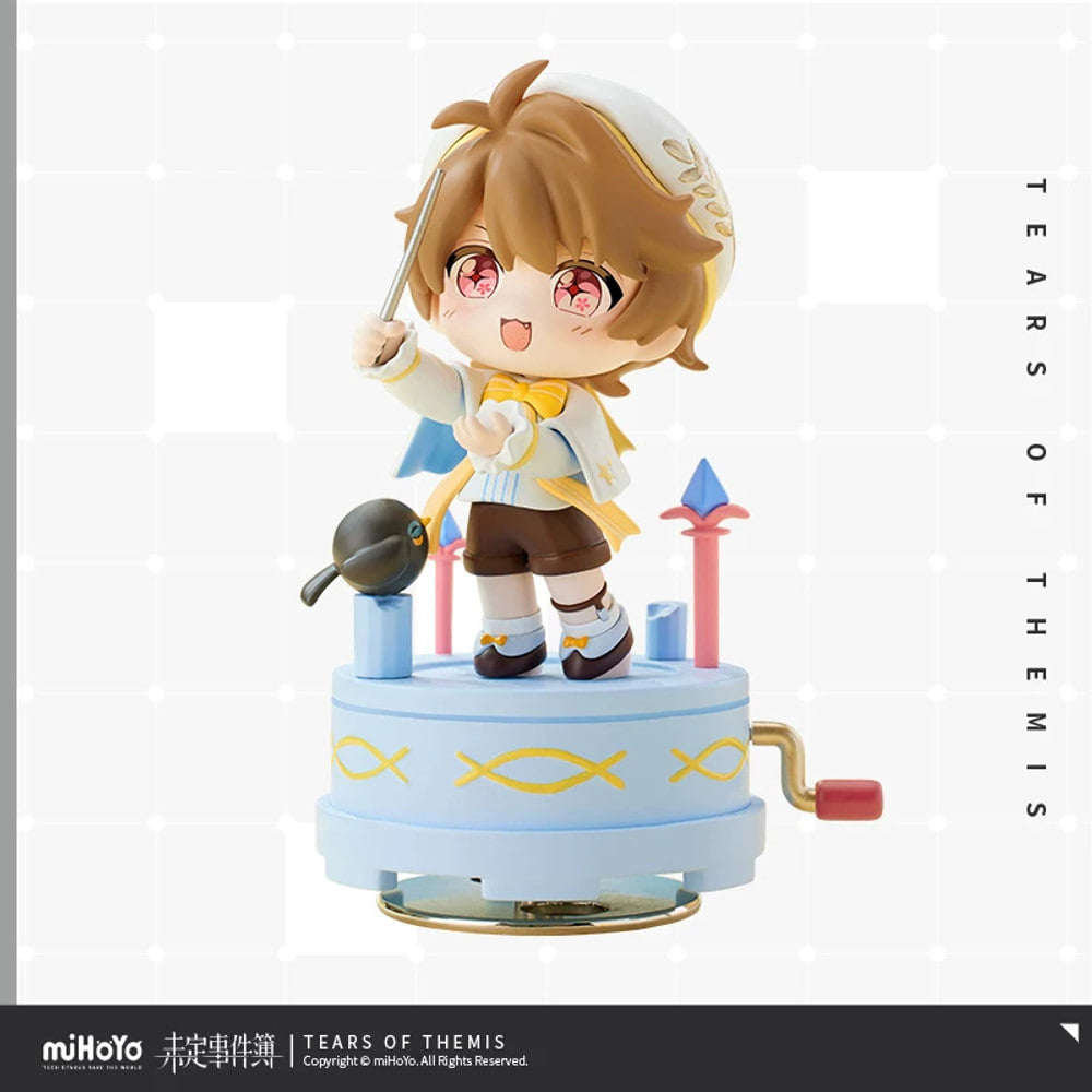 未定事件簿 · Stellis Serenade · ちびキャラ回転オルゴール · 水無瀬夏彦 — ちびキャラと装飾された音楽台座