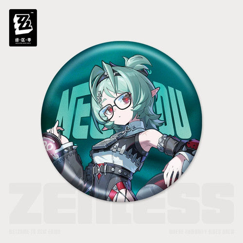 Zenless Zone Zero — Flint Workshop Roxy Can Badge — Illustration Series