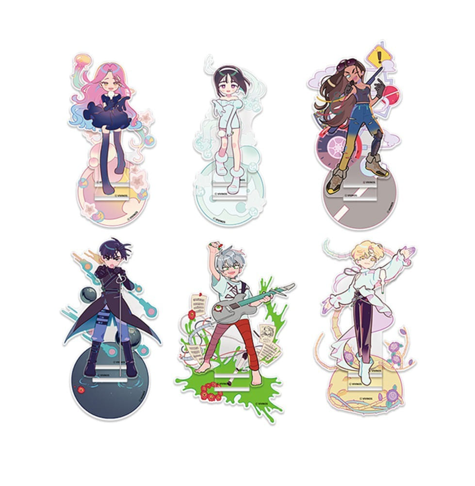 에일리언 스테이지 에이스테 공식 정품 굿즈 2025 새해 신년 시리즈 아크릴 스탠드 - 미지 수아 틸 이반 루카 현아