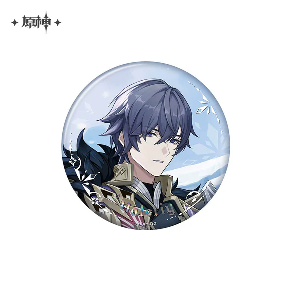 原神 Valeriy 58mm缶バッジの元の商品見本（画像1）