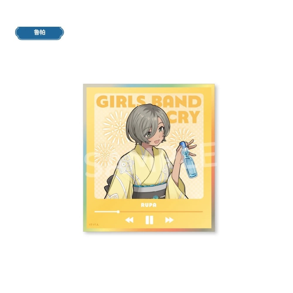 GIRLS BAND CRY Festival Ver. Rupa Acrylic Shikishi Art Board — view 1