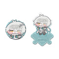 Punishing: Gray Raven — Vance: Lucid Squishy Badge & Acrylic Keychain Set — Puffy Cheeks Theme