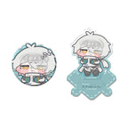 Punishing: Gray Raven — Vance: Lucid Squishy Badge & Acrylic Keychain Set — Puffy Cheeks Theme