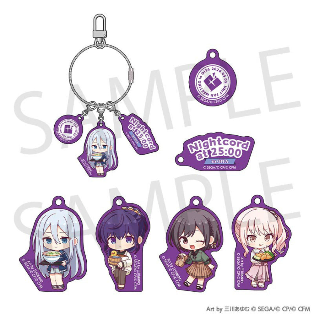 Project SEKAI — Nightcord at 25:00 Unit Fan Meeting Acrylic Charms, Set of 6