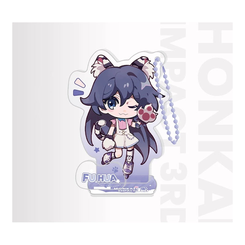 Honkai Impact 3rd Fu Hua Acrylic Keychain and Stand — view 2