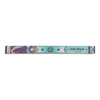 Kaede Takagaki Starlight Dining ribbon strap, front: illustration, event logo, name and two snap buttons