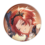 Chixia 65 mm round button badge; selected-character product view.