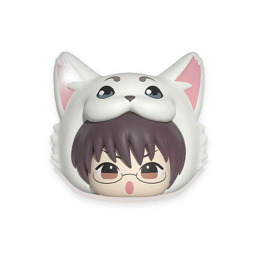 銀魂 · 志村新八 · 定春ビッグヘッドフィギュア キャラクター確認済み