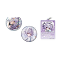 GODDESS OF VICTORY: NIKKE Liberalio Two badge finishes and one mini-character keychain — view 1
